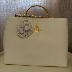 Loungefly Harry Potter Deathly Hollows Elder Wand Handbag Rose Gold New